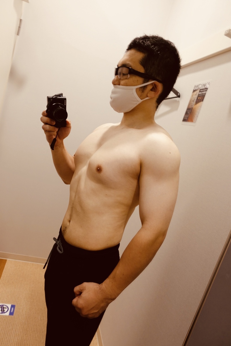 【ダイエット3週目】体型側面