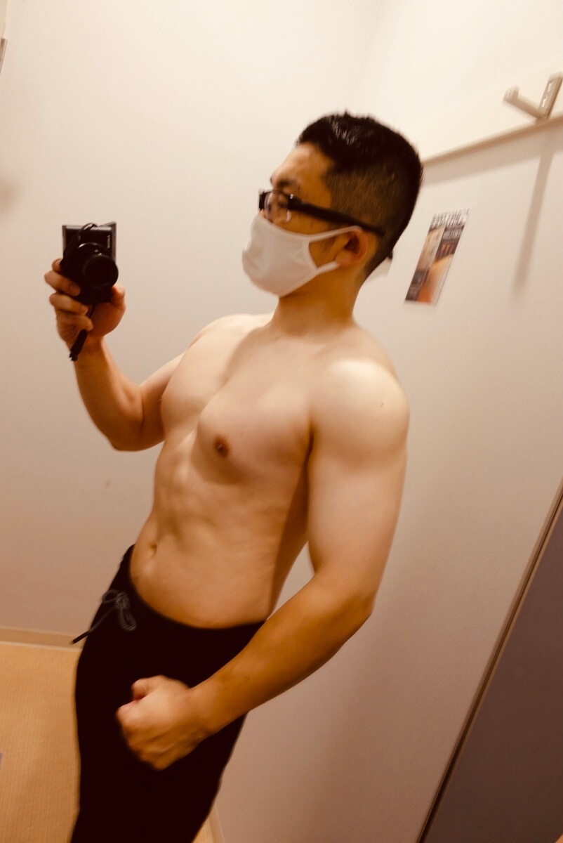 【ダイエット最終週】体型側面