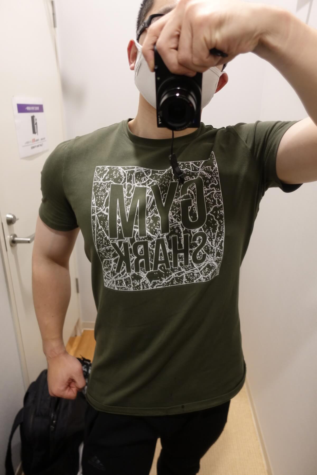 gymshark-tシャツ－正面