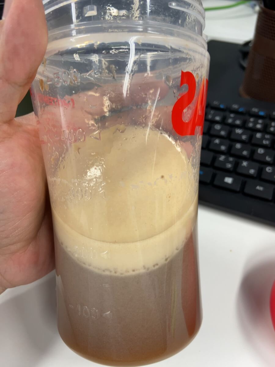 【黒糖ミルクティー感想レビュー】溶けやすさ２