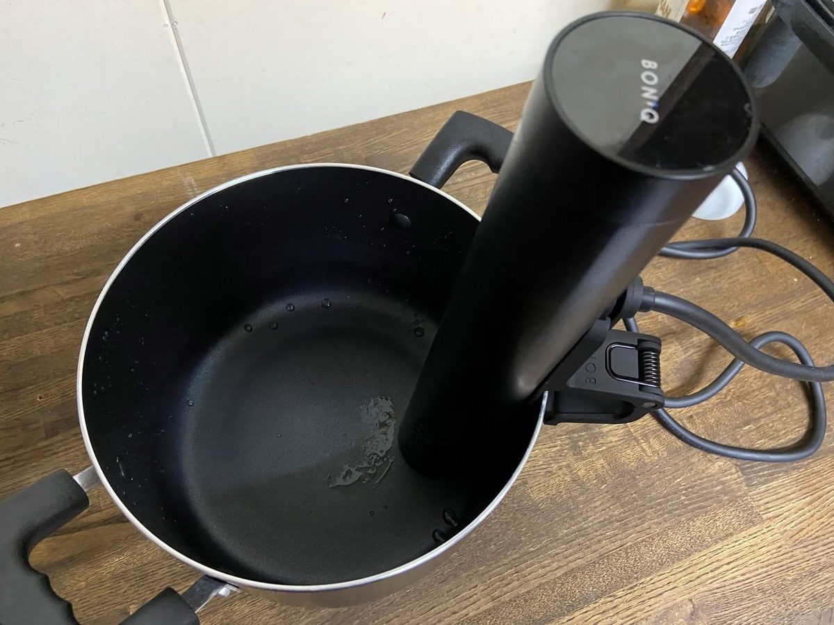 鍋にボニークを取付