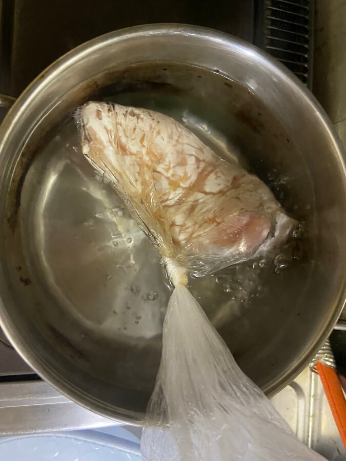 アイラップ（鶏むね肉）を放置
