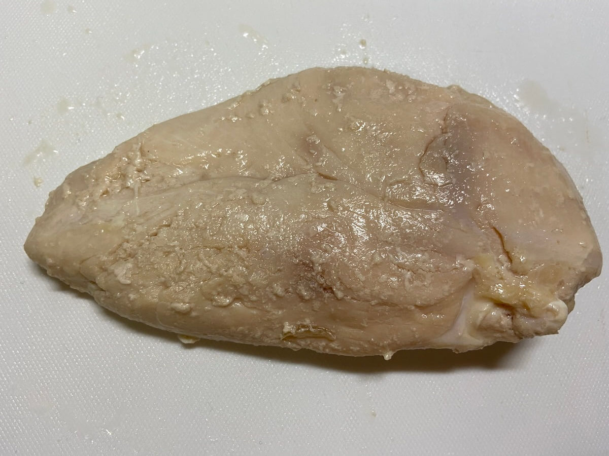 TESCOMで鶏むね肉を2時間30分加熱