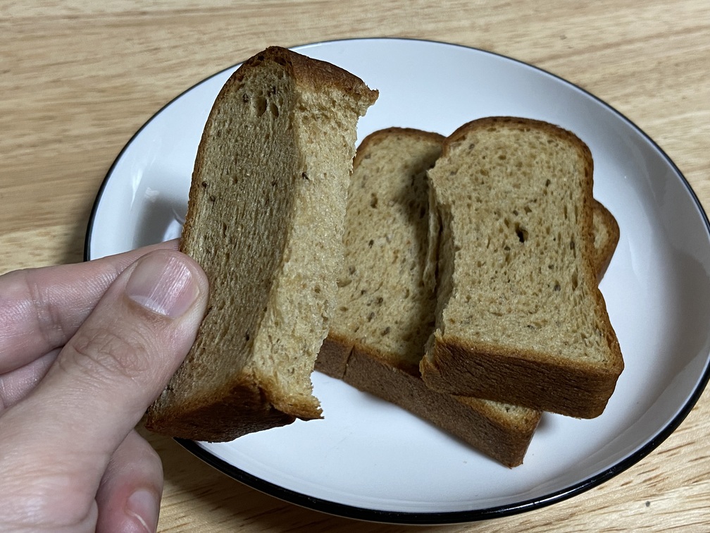 ベースブレッドミニ食パン断面図