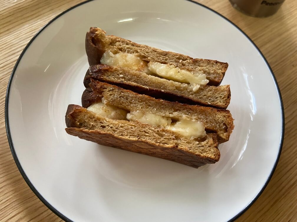 ベースブレッドミニ食パン トロットロの極上バナナサンド